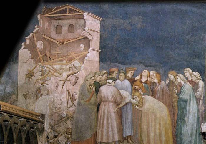 GIOTTO di Bondone The Death of the Boy in Sessa